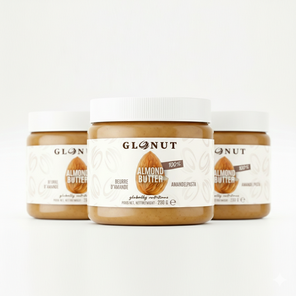 GloNut | 100% Almond Butter 250g (x3)