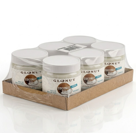GloNut Coconut Oil Unrefined 425ml-300g (x6)