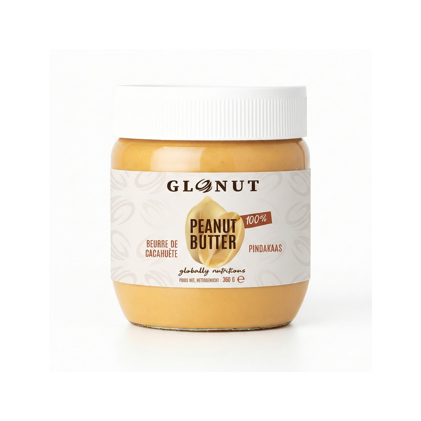 GloNut %100 Peanutbutter (360g)